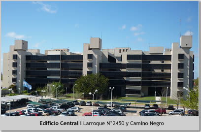Departamento Judicial Lomas de Zamora. Edificio Central, Larroque número dos mil cuatrocientos cincuenta y Camino Negro