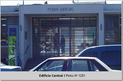 Departamento Judicial Pergamino. Edificio Central, Pinto número mil doscientos cincuenta y uno