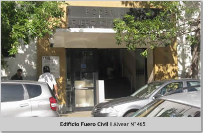 Departamento Judicial Quilmes. Edificio Fuero Civil, Alvear número cuatrocientos sesenta y cinco